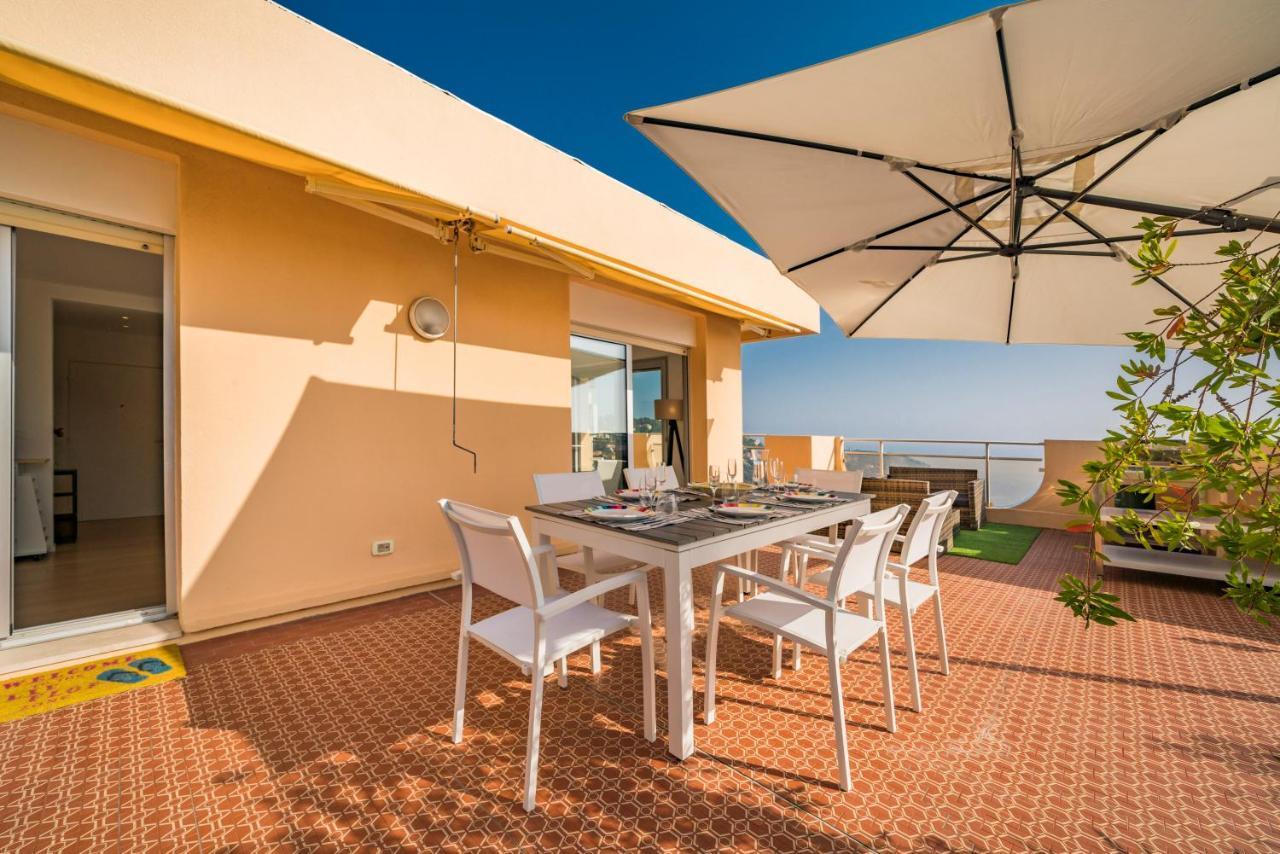 Baie Roquebrune - Vue Mer - Parking - Aj Roquebrune-Cap-Martin Exterior foto